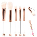 PAVIKE メイクブラシセット ピンク 【5本セット】 DIY メイクブラシ メイクブラシセット 化粧ブラシ ブラシ メイク makeup brush set 化粧ブラシセット メイクブラシ 可愛い メイクブラシセット 5本