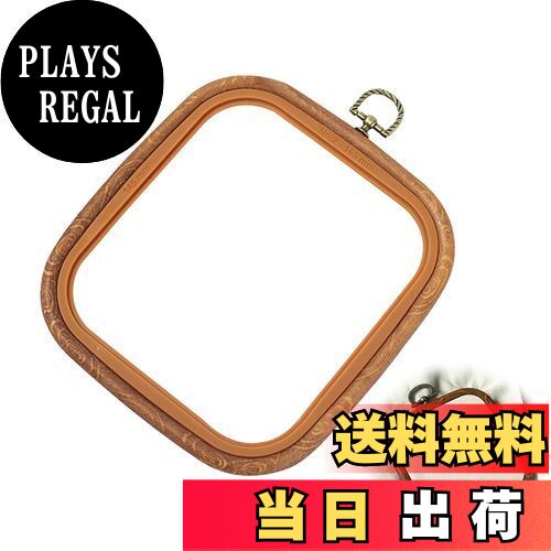 【送料無料】PAVIKE 刺繍枠 15cm 刺しゅう枠 四角 ABS製 刺しゅう道具 刺繍フープ 刺繍ツール 手芸用品..