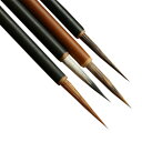 【送料無料】U&E STORE 4本セット 水墨画 極細勾線筆 人物花鳥 線描 毛筆