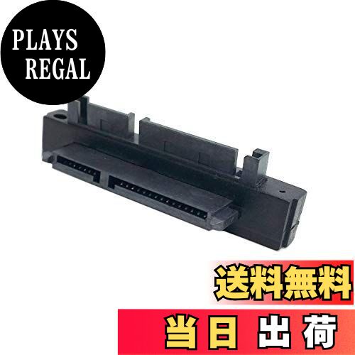 【送料無料】chenyang SATAオス→SATAメス 90度ダウンアングルジェンダーチェンジャーコネクターアダプター 2.5/3.5インチハードディスクドライブ用