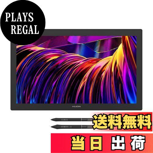 【送料無料】HUION 液タブ 液晶タブレット Kamvas Pro 27 (4K) 27型の大画面 4Kディスプレイ Pentech 4.0テクノロジーへのアップグレードのペンPW600&PW600S(Slim) 16384レベルの筆圧検知に対応 左手デバイス付