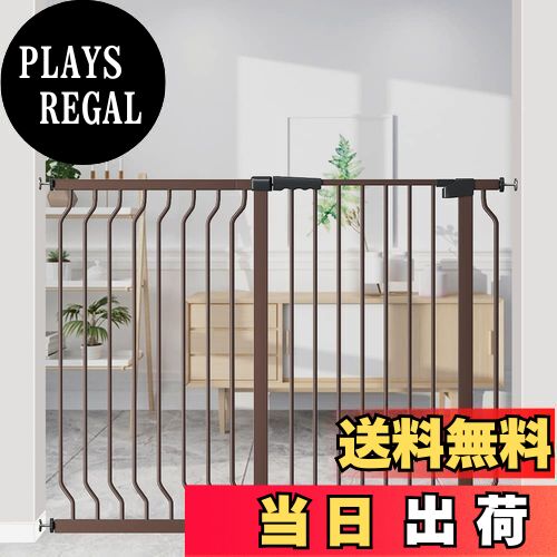 【送料無料】Seogva ベビーゲート ハイタイプ 高さ103cm 拡張フレーム付き 自動ロック 高さ100cm以上つっぱり式 穴開け不要 前後90度開閉 セーフティー安全ゲート 扉開閉式 二重ロック ブラック ホワイト 設置幅75cm-216cm