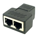 【送料無料】ChenYang RJ45 スプリッターアダプター Cat6 RJ45 8P8C ソケット 1 - 2 イーサネット ネットワーク LAN イーサネット スプリッター コネクタ アダプター
