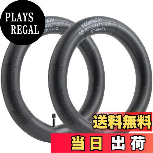 【送料無料】YunSCM 2本,16 1.75 チューブ 肉厚,米式バルブ32mm,16x1.50/1.90 自転車チューブ
