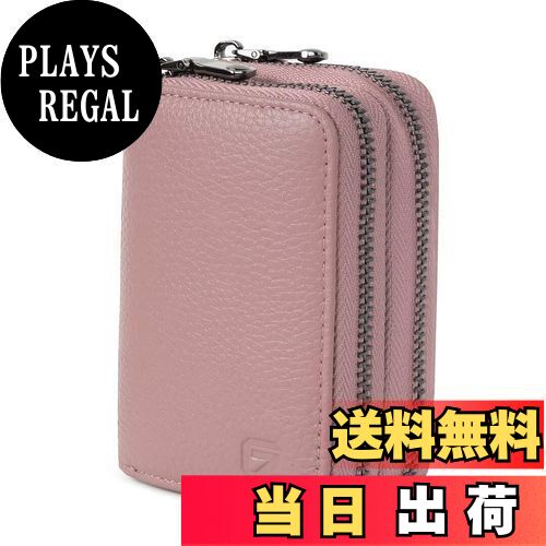 【送料無料】[GADIEMKENSD] デュアルジッパーカードケース RFID レディース大容量 本革カード入れ メン..