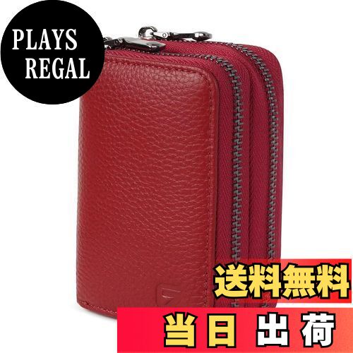 【送料無料】[GADIEMKENSD] デュアルジッパーカードケース RFID レディース大容量 本革カード入れ メン..