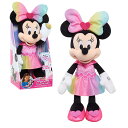 MINNIE Just Play ディズニー ジュニア ミニーマウス キラキラと歌うミニーマウス 13インチ 光と音のぬいぐるみ