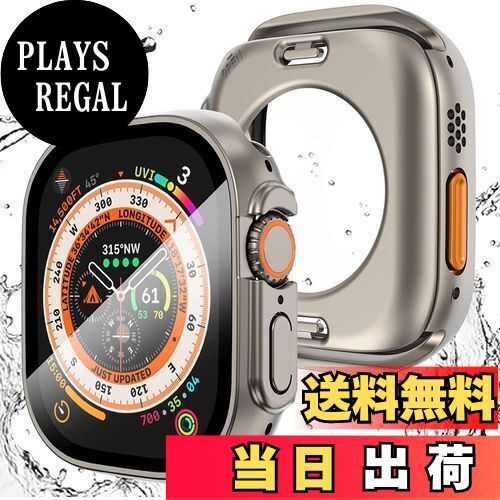 【送料無料】【2024強化版】ELYBYYLE for Apple Watch ケース Apple Watch Ultra 2/Apple Watch Ultra 49mm 用 ケース 360度全面防水 バンド 水泳・スポーツ専用 ガラスフィルム 一体型 apple watch 用 カバー 360フルボディ防水 アップルウォッチ ケース Apple Watch Ultra