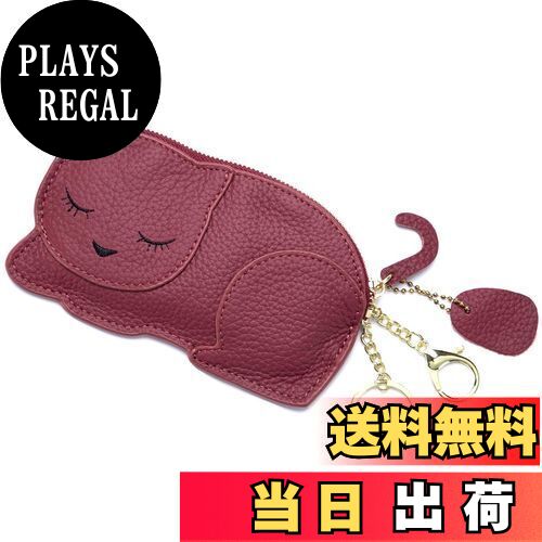 【送料無料】[imeetu]小銭入れ キーケース レディース コインケース ミニ財布 かわいいねこの型 本革 ..