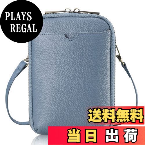 【送料無料】[K I T A T U] スマホポーチ レディース ショルダーバッグ スマホポシェット 携帯ポーチ お財布ショルダー 本革 長さ調整可能 キーリング取り外し可能 斜め掛け 縦型 オシャレ 大容量