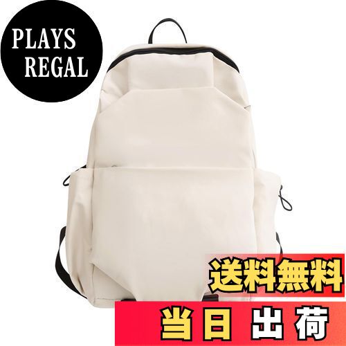 【送料無料】[OFAMOUS] リュック 軽量 バックパック メンズ レディース 学校 リュックサック 撥水 通勤 通学 旅行 大容量 カジュアル スタイリッシュ おしゃれ 男女兼用（ホワイト）