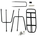 【送料無料】DeeRace 自転車荷台 リアキャリア 後付け 荷物ラック 自転車リアラゲッジカーゴラック 耐荷重75KG 自転車荷物貨物ラック 自転車リアフレーム 自転車荷物キャリア バイクラック マウンテンバイク 自転車アクセサリー 取り付けが簡単