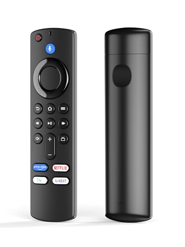 TVリモコン ファイヤーリモコン 交換用リモコン 音声認識機能付き U-NEXTポタン付き 第3世代【2021年発売】 TVリモコン ファイヤーリモコン 交換用リモコン 音声認識機能付き U-NEXTポタン付き 第3世代【2021年発売】