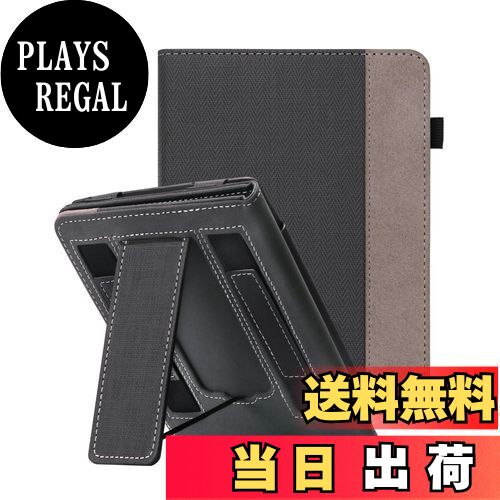 【送料無料】WALNEW 7インチ New Kindle Paperwhite 第12世代（2024年発売) ケース Kindle Colorsoft Signature Editionに適応 カバー PUレザー オートウェイク/スリープ機能 手ホルダー付き スタンド機能 磁気吸着 全面保護 耐衝撃 擦り傷防止 キンドル ペーパーホワイト シ