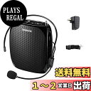 【送料無料】ZOWEETEK 拡声器 ハンズフリー ポータブル拡声器 小型 ミニ 大音量 メガホン 有線マイク型付き 音楽再生可能 ACアダプタ付属 USBメモリー・microSDカード対応 ヘットマイク拡声器 イベント、講演、運動会、店頭販売、街頭演説、観光ガイドなどに最適!!(黒 )