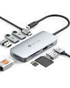 NOVOO 9-in-1 4K@60Hz HDMI USB-C 3.0 ハブ タイプ C アダプター 4K@60Hz HDMI/4*USB-A/USB-C 5Gbps/PD100W 急速充電/SD/TF usb c 変換アダプタ MacBook Pro M1 M2 M3 Rog Ally Dell XPS Surface Galaxy S24 Xperia 5 iPhone 15-プラスチック製