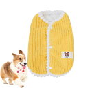【送料無料】犬服 冬 ペット服 ベスト ペット服 背中開き 冬 猫服 防寒 ベスト かわいい 洋服 柔らかい 猫 コート ジャケット 厚い 防寒 保温 人気 ドッグウェア 綿服 袖なし 可愛い 猫服 冬服 ふわふわ 着脱簡単 抜け毛防止 小中型犬 お出かけ お散歩用