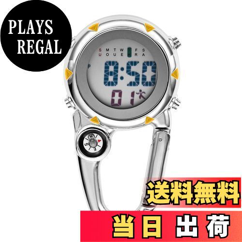 【送料無料】Lancardo カラビナ 時計 防水 カラビナ ウォッチ デジタル カレンダー 目覚まし時計 コン..