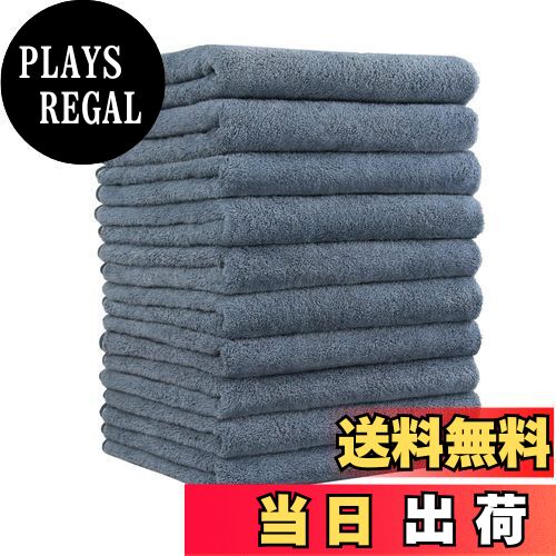 【送料無料】Etech フェイスタオル ホテル仕様 通気 高速吸水 マイクロファイバー 10枚セット 肌に優し..