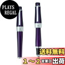 【送料無料】Duke 2009 万年筆 パープル 細字 チャーリー ・ チャップリン記念重い