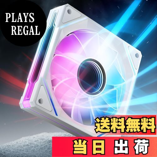 【送料無料】AsiaHorse PCケースファン 120MM 1800 RPM インフィニティミラーARGB PWM ファン 4Pin PWM 5V 3Pin ARGB 逆向きファンブレード(吸気)/高精度・高性能HDBベアリング/作動時間50,000時間/24個のLEDライト。Asus Aura、ASRock GIGABYTE、MSI RGBとの互換性あり AMIC