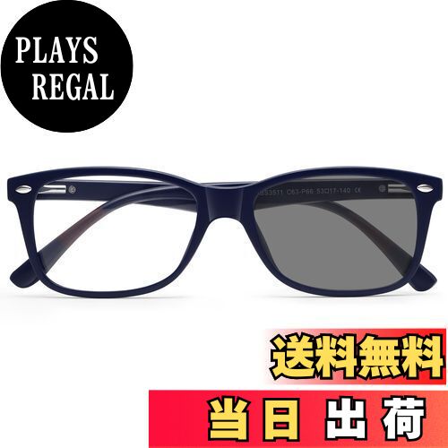 【送料無料】[Dollger] ブルーライトカットメガネ 調光サングラス 伊達メガネ ブルーライトカットめが..