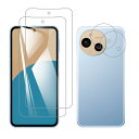 【2枚+2枚】For AQUOS sense9 SH-M29 用のガラスフィルム For sense9 用のフィルム For sense9 用のカメラフィルム 液晶フィルム 保護フィルム 硬度9H 超薄 高透過率 気泡ゼロ 指紋防止 飛散防止【Hcsxlcj】(sense9)