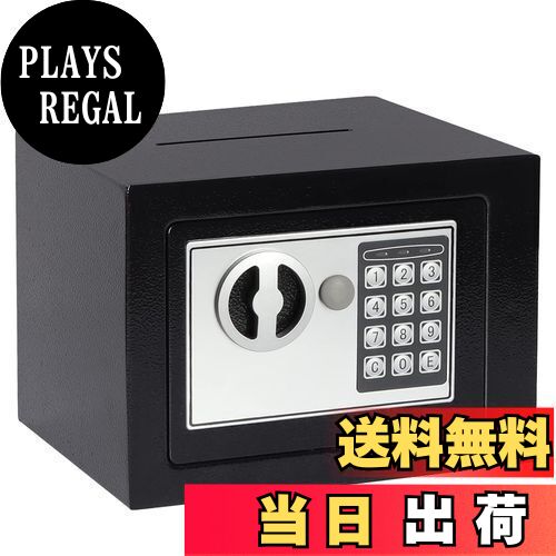 【送料無料】Jssmst（ジェスマット） 保管庫 簡易金庫 ミニ金庫 電子金庫 テンキー式 小型 家庭用 壁付..