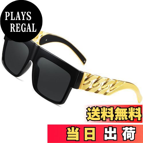 【送料無料】[SHEEN KELLY] ゴールドメタルチェーンKim Kardashian Beyonceヒップホップサングラス