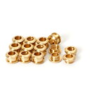 " 鳩目 両面ハトメ 5mm 12個 真鍮製 ネジ式 レザークラフト DIY ハンドメイド パーツ アクセサリー パーツ キーホルダー金具 手芸 材料 小物"