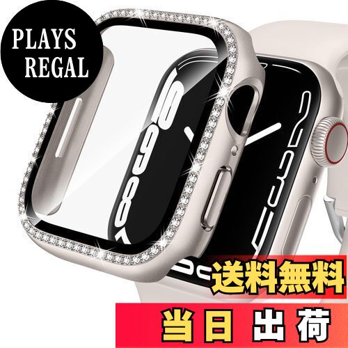 【送料無料】Adepoy コンパチブル Apple Watch ケース 42mm iWatchケース キラキラ 保護フィルム付き クリスタルダイヤ付き アップルウォッチカバー 女性専用 全面保護ケース（42mm Series 3/2/1 スターライト）