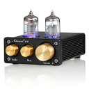 Nobsound NS-10P ミニ Hi-Fi AUX 真空管プリアンプ ヘッドホンアンプ ライン プリアンプ トレブル ベース