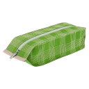 【送料無料】CAPASTEC ペンケース 筆箱 文房具 シンプル 大容量 おしゃれ 軽量 大人 可愛い オックスフォード生地 1個入り 緑