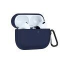 CABOBE AirPods 4 用 ケース AirPods 第4世代 超極薄 シリコンケース LED可視 ワイヤレス充電対応 防塵 耐衝撃 アップルイヤホン 保護ケース カラビナ付き Airpods 4 対応 保護ケース(Airpods 4,ブルー)