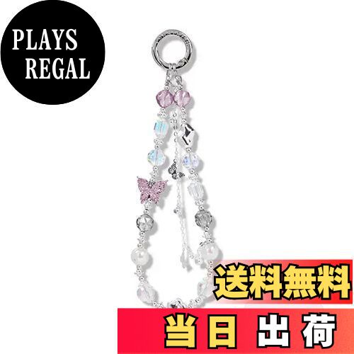 【送料無料】[CSILOVEE] スマホストラップ ストラップ ラインストーン ビーズ パール 手首 レディ ショ..