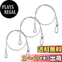 【送料無料】落下防止 セキュリティ ワイヤー ケーブル フック付き 舞台 照明 スポットライト安全 ワイヤー 耐荷重/35kg 防災 用品 地震対策 転倒防止 2mm/3本 (1.0m長)
