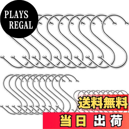 【送料無料】シュウ氏テク S字フック 大 中 小Sじフック ステンレス 30枚パック フック 汎用フック 防..