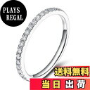 【送料無料】TICENTRAL シルバー925 リング レディース 婚約指輪 結婚式 CZダイヤモンド ジルコニア ハーフ エタニティ リング ピンキーリング(...