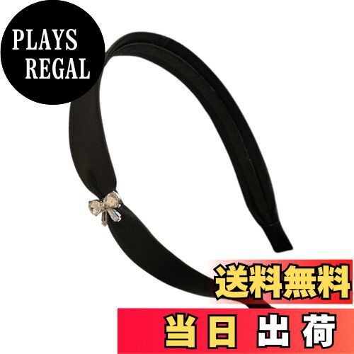 【送料無料】EZ PEACH カチューシャ 蝶結び シンプル リボン パール ヘッドアクセ ヘア デイリー ヘア..