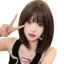 DAILUOSI ウィッグ ボブ フルウィッグ レディース ストレート自然 フルウィッグ セミロング 耐熱 可愛い 小顔効果 ネット付き wig ストレート 自然 原宿 人気 定番 ふんわり 普段使い向け 変装 ナチュラル フリーサイズ