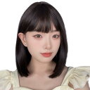 DAILUOSI ウィッグ ボブ フルウィッグ レディース ストレート自然 フルウィッグ セミロング 耐熱 可愛い 小顔効果 ネット付き wig ストレート 自然 原宿 人気 定番 ふんわり 普段使い向け 変装 ナチュラル フリーサイズ