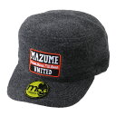 マズメ (Mazume) フリースワークキャップ BOXロゴ MZCP-F660-03 チャコール