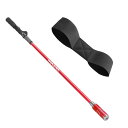 MAZEL (マゼル) ゴルフ スイング練習器 ワンスピード 練習用品 スイングトレーナー ゴルフエイド ゴルフ 素振り練習器具 姿勢補正 スイング矯正器具 ウォームアッ ごるふ 初心者 上級者 音 飛距離アップ トレーニングベルト付き (レッド)