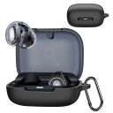 For Anker Soundcore c30i 用 ケース カバー【JIAYJP】Soundcore c30i シリコン ケース 軽量 薄型 滑り止め 収納カバー 全面保護 充電便利 Soundcore c30i 保護ケース (ブラック)