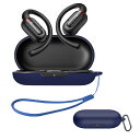 JIAYJP For Anker Soundcore V30i 用 ケース カバーAnker Soundcore V30i シリコン ケース 軽量 薄型 滑り止め 収納カバー 全面保護 充電便利 Anker Soundcore V30i 保護ケース(バー ブルー)