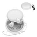 For Anker Soundcore Sleep A20 用 ケース カバー【JIAYJP】Soundcore Sleep A20 シリコン ケース 軽量 薄型 滑り止め 収納カバー 全面保護 充電便利 Soundcore Sleep A20 保護ケース(ホワイト)