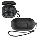 For Anker Soundcore Sport X20 用 ケース カバー【JIAYJP】Soundcore Sport X20 シリコン ケース 軽量 薄型 滑り止め 収納カバー 全面保護 充電便利 Soundcore Sport X20 保護ケース (ブラック)