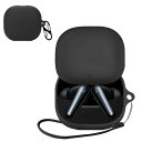 JIAYJP For Anker Soundcore Liberty 5用 ケース カバー 軽量 薄型 滑り止め 収納カバー 全面保護 充電便利 Soundcore Liberty 5 保護ケース (ブラック)