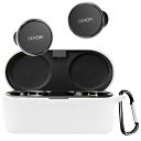 BOOLINN Denon Pearl Pro ケース 対応 denon pearl pro 液状シリコン pearl pro ケース キズ防止 耐衝撃 装着充電可能 防水 防塵 紛失防止 カラビナ付き denon pearl pro カバー(ホワイト)