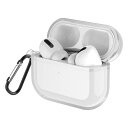 CIOODDW えあほっつぷろ2ケース 対応 airpods pro 2 ソフトTPU素材 airpods pro2 ケース 分離式 LED可視 ワイヤレス充電対応 耐衝撃 全面保護カバー アップルイヤホン 保護ケース カラビナ付き airpods pro 第2世代 ケース(クリア)